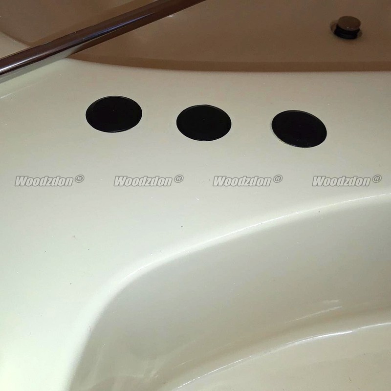 182x Auto Body Black Plastic Hole Plug Button Flush Mount Sheet Metal Assortment gallery