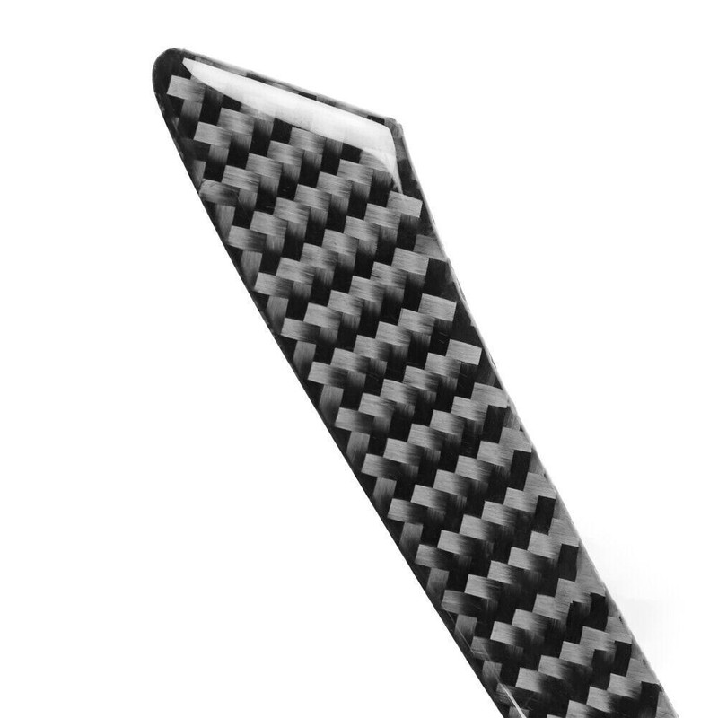 Carbon Fiber Armrest Handrail Handle Panel Trim Cover For Chevrolet Corvette C7 gallery