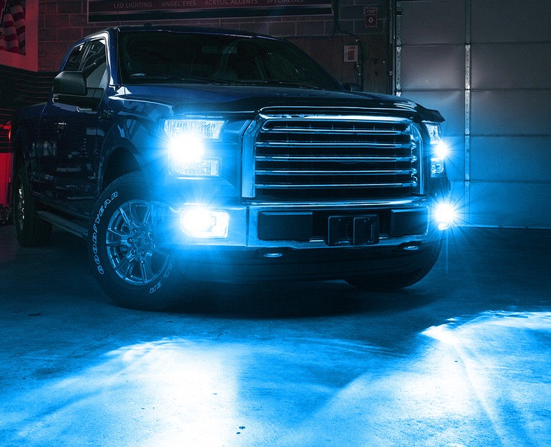 Ice Blue 8000K H11+9005 COB LED Bulb for hight Low Beam Headlight Headlamp Ki gallery