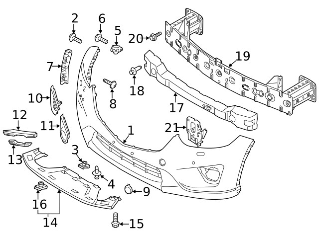 Genuine Mazda Fog Light Trim KA0H-50-C11A gallery