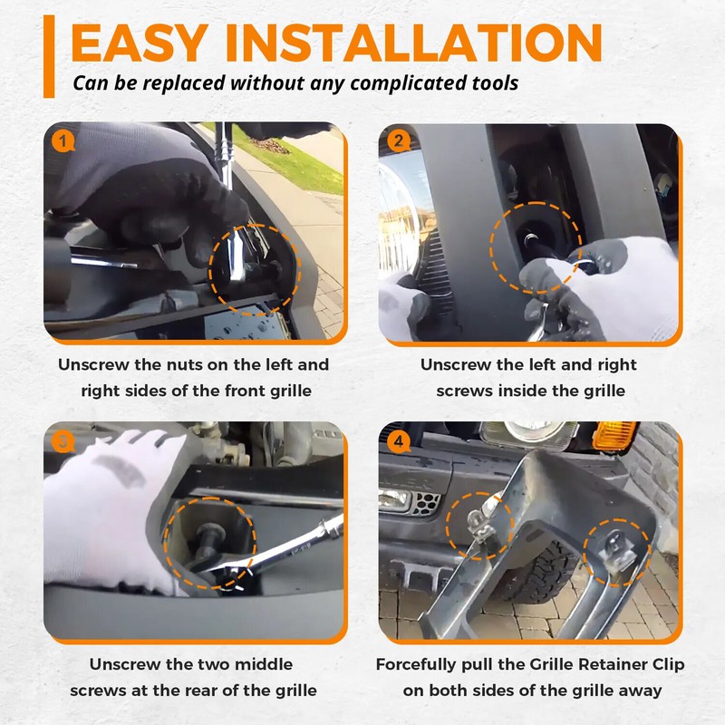11561829 For Hummer H3T 2009-2010 H3 2006-2010 Grille Retainer Clip Accessories gallery