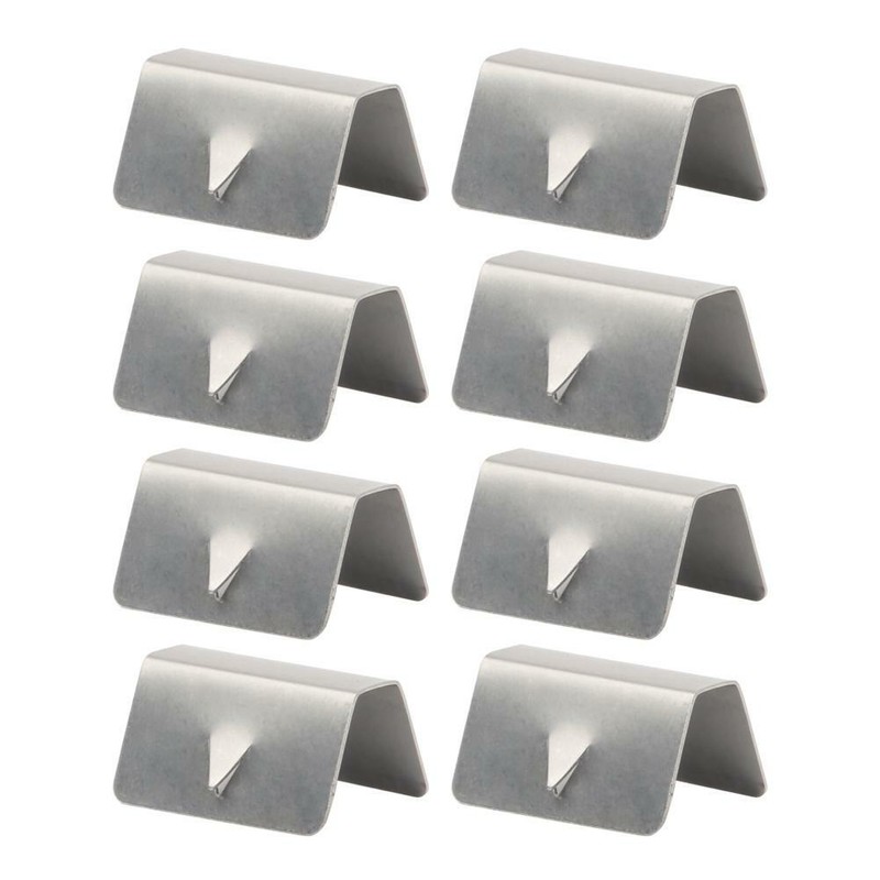 8pcs Wind Rain Deflector Channel New Metal Retaining Clips For Heko G3 SNED Clip