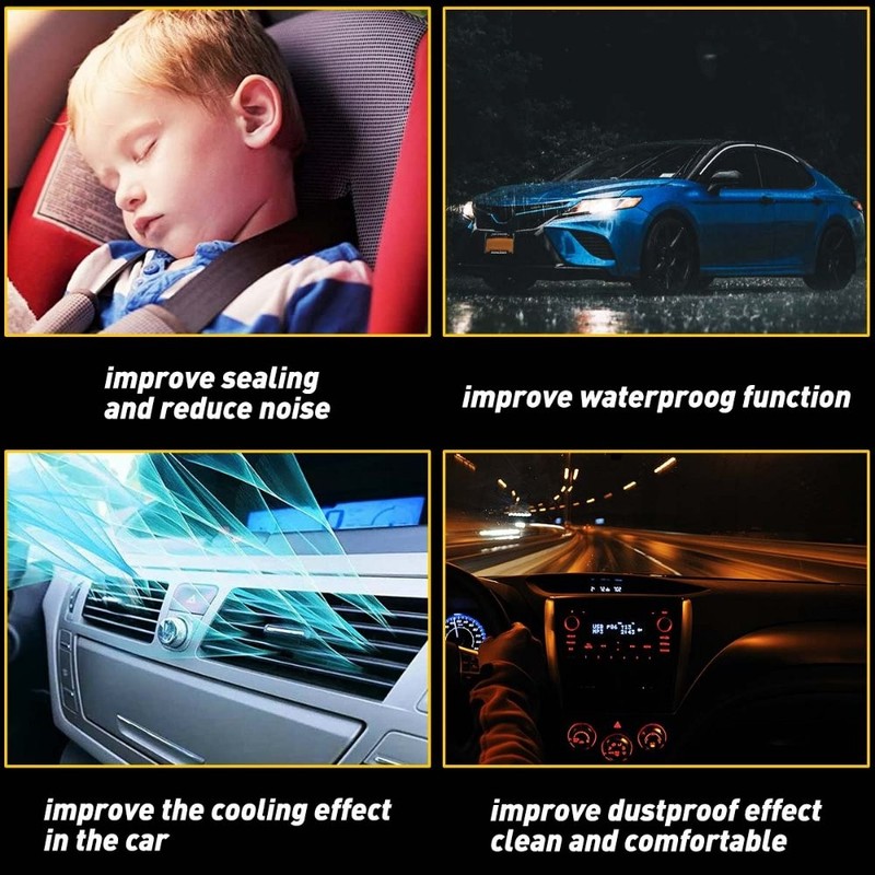 For Honda Models Car Windshield Weather Seal Rubber Trim Molding Cover 10 Feet gallery