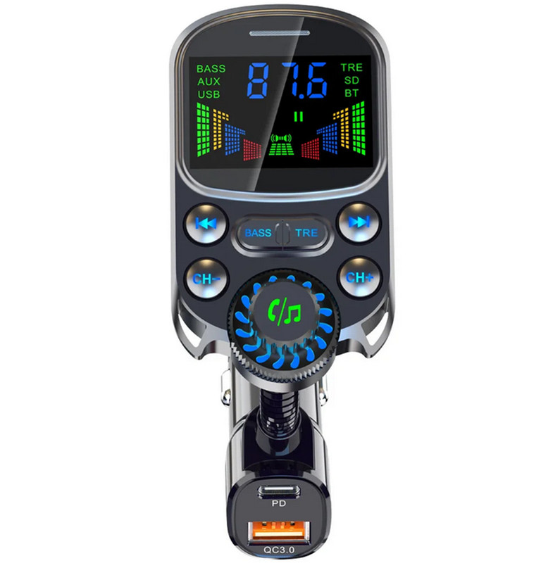 Car Bluetooth MP3 Player U Disk TF Card Player Bluetooth Wireless Hands-free Kit