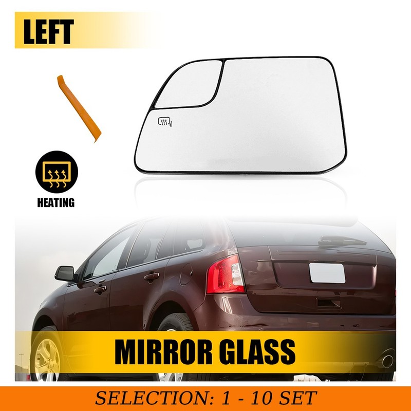 1-10PCS Clear Heated Tow Mirror Glass Fit 2011-2015 Lincoln MKX Left CT4Z17K707C