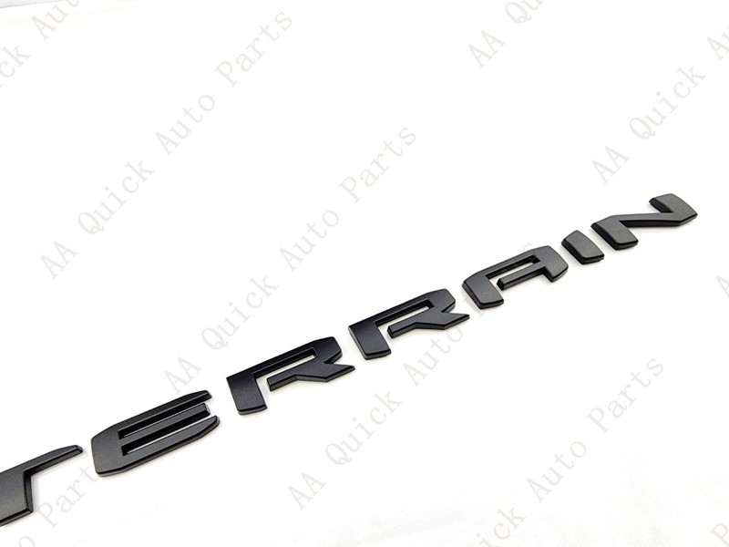 4PCS Matte Black Door Rear Tailgate Terrain AWD Letter Emblem 2022-2025 Terrain gallery