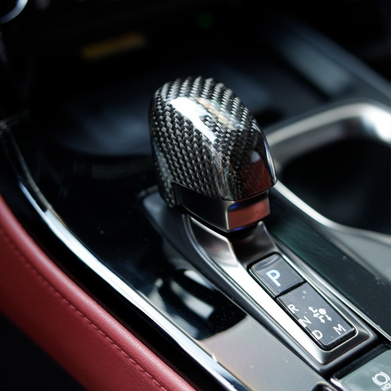 ABS Carbon-Fiber Pattern Gear Shift Knob Trim For Lexus RX350 500h 2023-2024 gallery