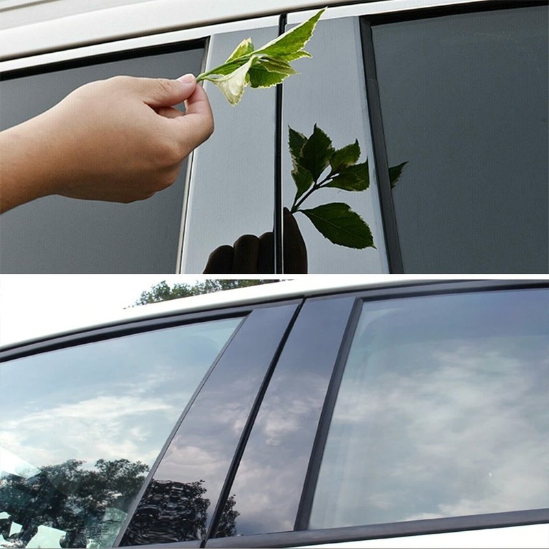 8 Black Pillar For Posts 2013-2018 Nissan Altima Door Trim Cover Car Accessories gallery