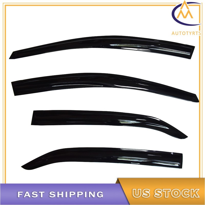 Mugen Style Window Visor Rain Guard Deflector Shade For Toyota Corolla 2014-2018 gallery