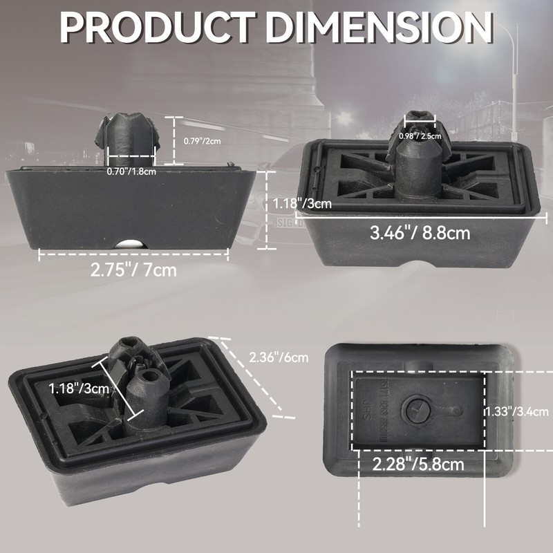 x4 Jack Jacking Point Pad Lifting Support 51718268885 for BMW 3 6 7er X3 Z4 E46 gallery