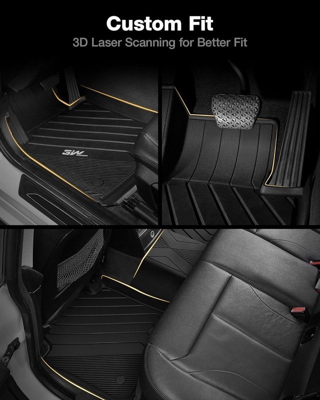 3W Floor Mats Protector For BMW 3 Series F30/F31 2013-2018 320i 328i 335i TPE gallery