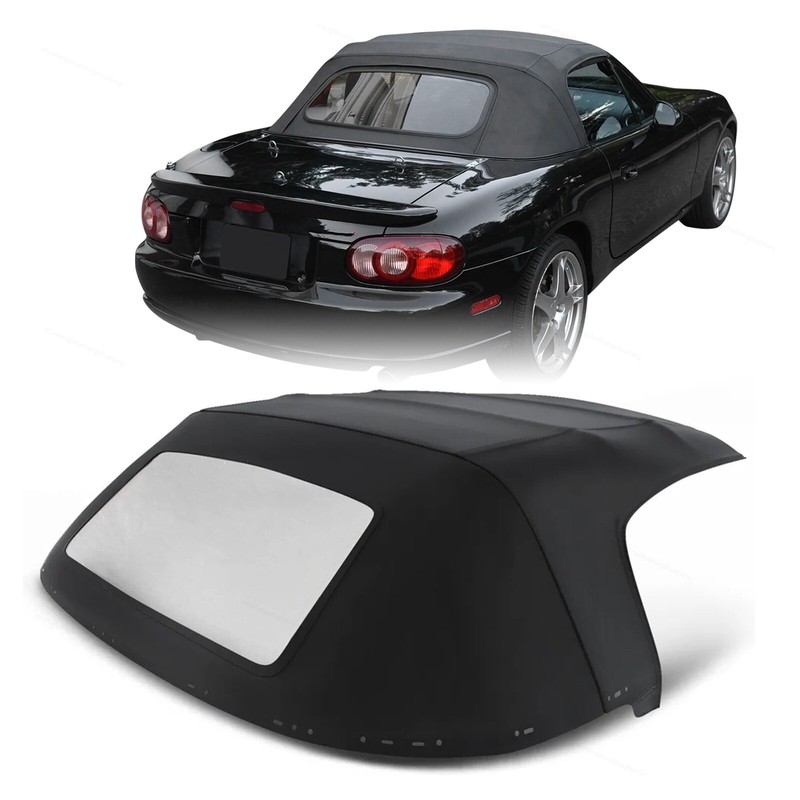 Precision-Fit For 1990-2005 Mazda Miata Convertible Soft Top w/ Plastic Window
