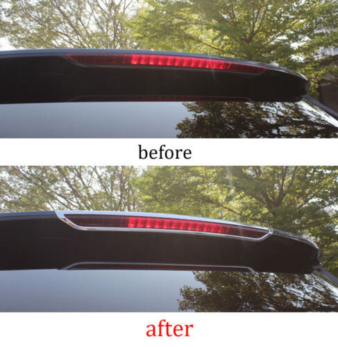 ABS Chrome Tail High Brake Light Cover Trim Fit For Lincoln MKX 2016-2018 1PCS gallery