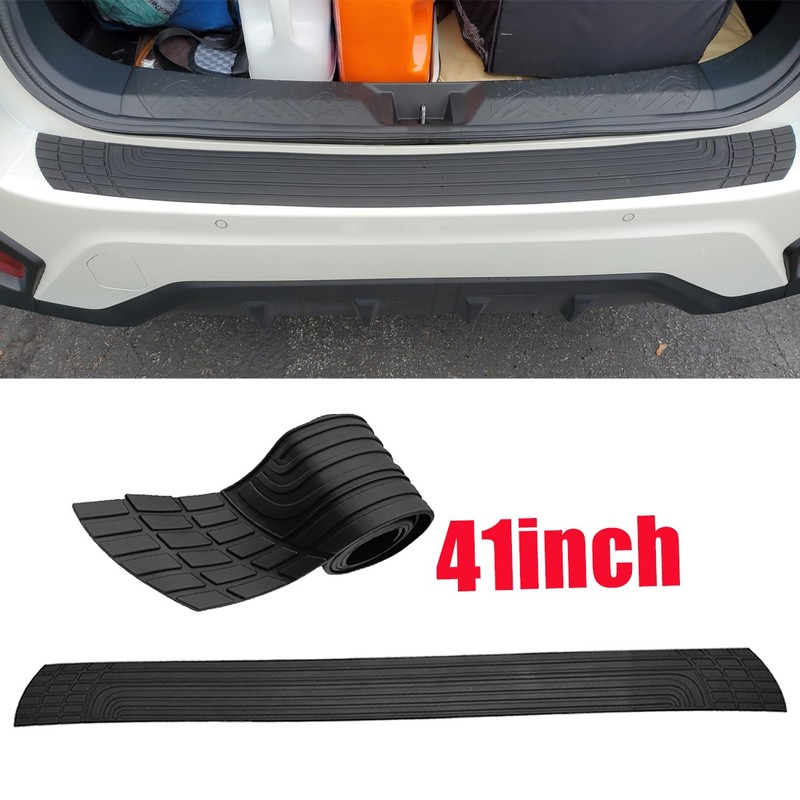 41×3.4in Customized For Mazda Rear Bumper Protector Anti-Scratch Trimmable Guard