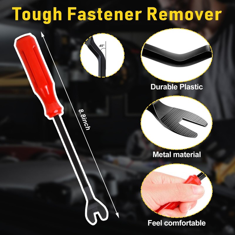240PCS Car Bumper Clips Kit - Auto Plastic Rivets & Fasteners for Trim, Fender, gallery