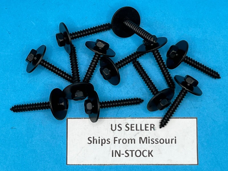 (Bag of 12) Fender Liner Inner Panel Screw 8mm Head for Jeep Dodge Ram 6509539AA gallery