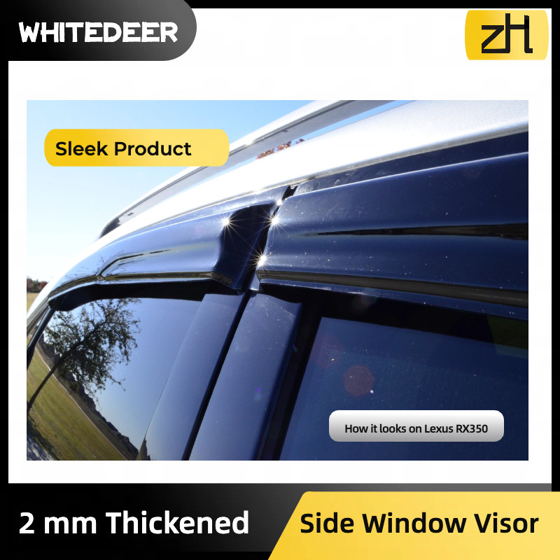 Fits for Nissan Rogue 2014-2020 Side Window Visor Sun Rain Deflector Guard gallery