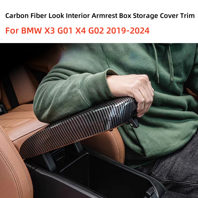 Car Trim Accessories For BMW X3 X4 G01 G02 2018-2024 Armrest Box Panel Cover gallery