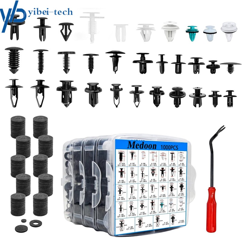 32 Most Popular Sizes 1101 PCS Car Door Panel Trim Clips Kit Car Retainer Clips gallery