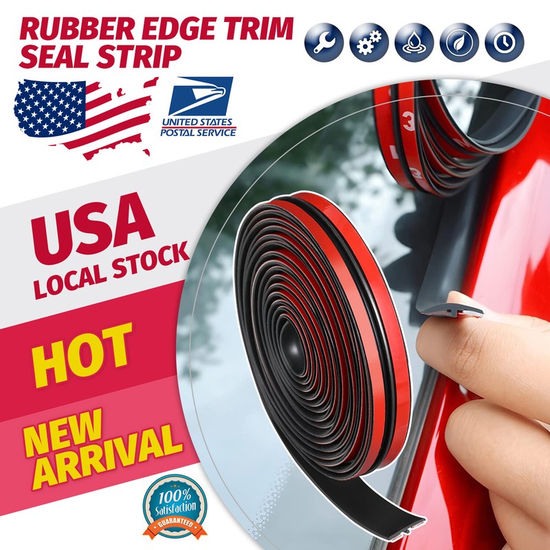 Rubber with Adhesive Double-Sided Tape High-Quality 10FT/3M T-Shape for Truck
