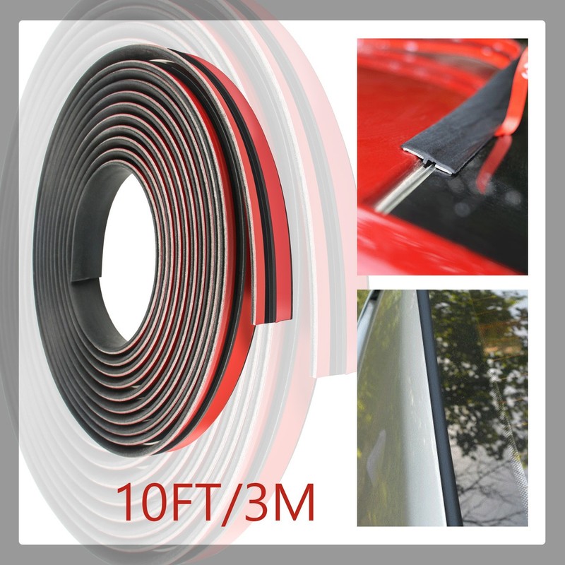 For BMW 10 Feet Car Windshield Weather Seal Rubber Trim Molding Cover - 19mm gallery