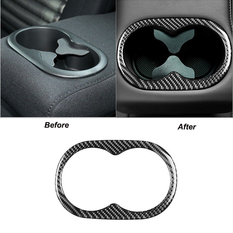 13Pcs Carbon Fiber Full Interior Set Cover Trim For Dodge Challenger 2015-2022 gallery