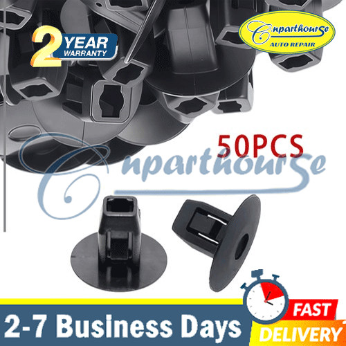 50PCS For Honda Acura Fender Apron Grommet Nut Clips Black 90682-SEA-003 963572D