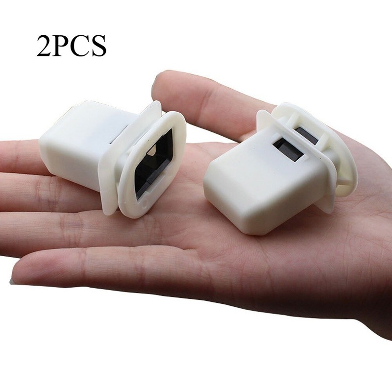 2x Rear Seat Cushion Pad Clip Fixed Buckle Fastener For Audi A3 A4 A6 Q3 Q5 Q7