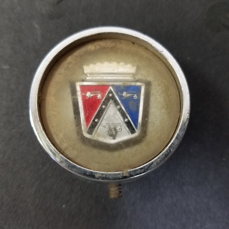 1950 1957 FORD CROWN VICTORIA CHROME HOOD EMBLEM ORNAMENT