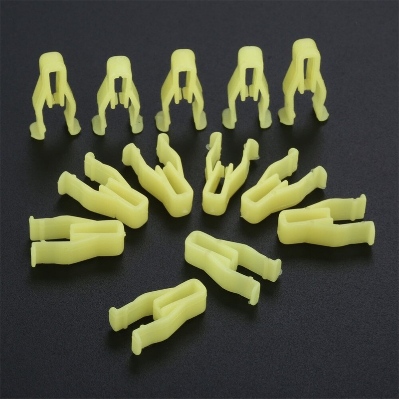 50pcs Fastener Car Control Panel Dashboard CD Player Clips 21mm Replacement Part