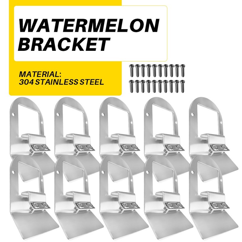 10x Universal Mount Bracket Watermelon Under Glow Frame Brackets Stainless Steel
