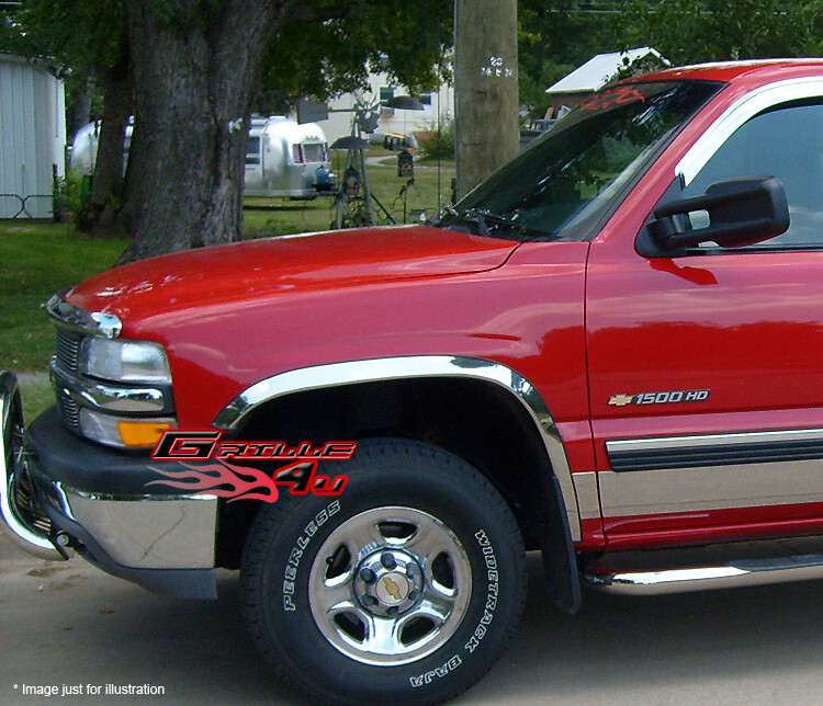 07-13 Chevy Silverado 1500 Fender Trim 4pcs Set