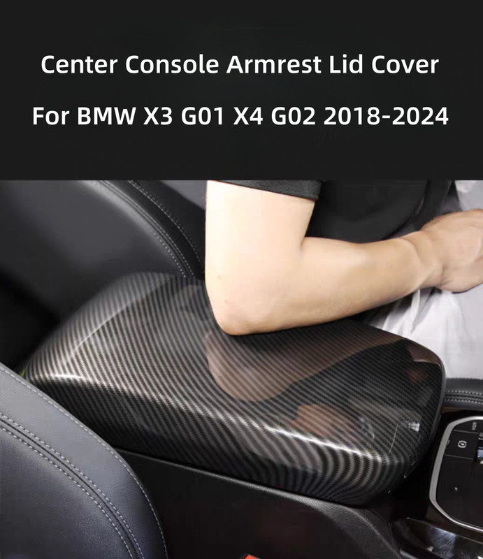 Car Trim Accessories For BMW X3 X4 G01 G02 2018-2024 Armrest Box Panel Cover gallery