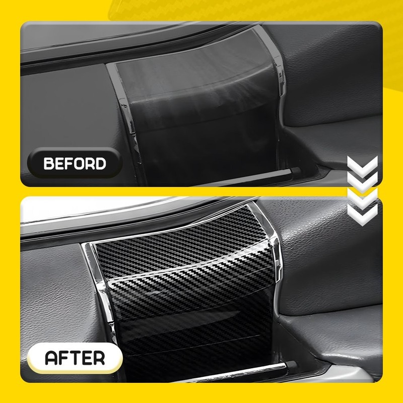 4PCS Interior Inner Door Handle Panel Cover Trim Bezels For Ford F150 2015-2020 gallery