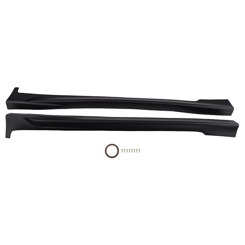 ABS Side Skirt Extension Body Kit for Infiniti Q50 14-2023 Matte Black Panel Lip