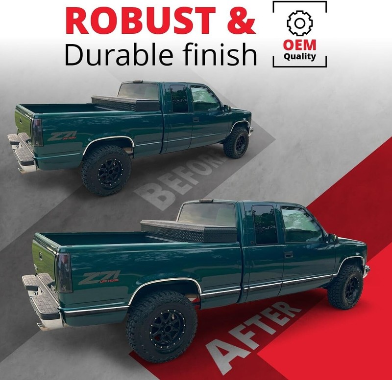 ALL-FIT Replacement Side Molding Trim Old Body Style 1988-99 Chevy/GMC Truck OBS gallery