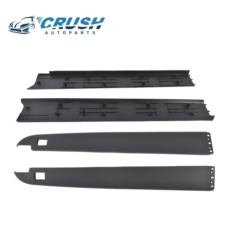 For 2009-2022 Ram 1500 Crew Cab 5‘7‘’ Bed Rail Tailgate Cap Molding Trim Set gallery