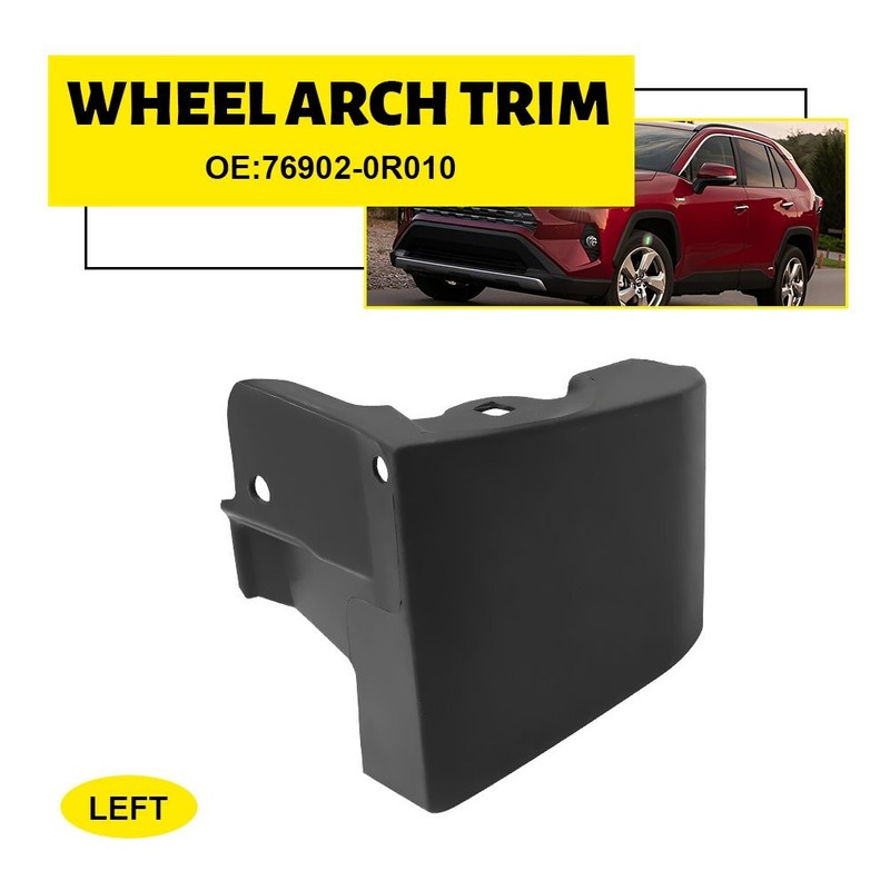Left Front Driver Lower Side Wheel Trim Arch For Toyota 19-23 RAV4 76902-0R010