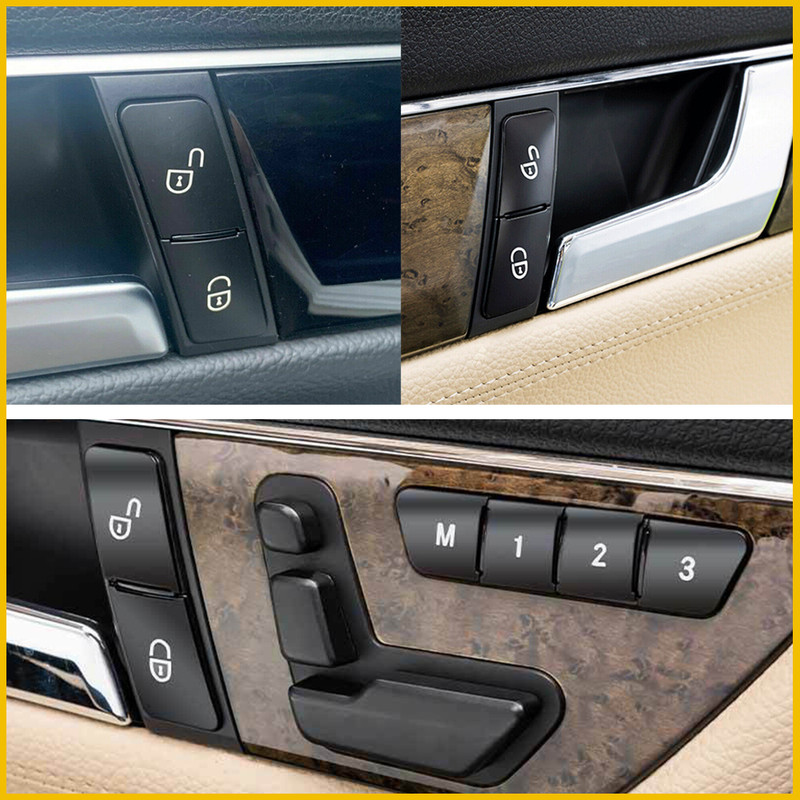 & New Front Left Right Door Lock Control Switch Button Cap For Benz W204 W212 EW gallery