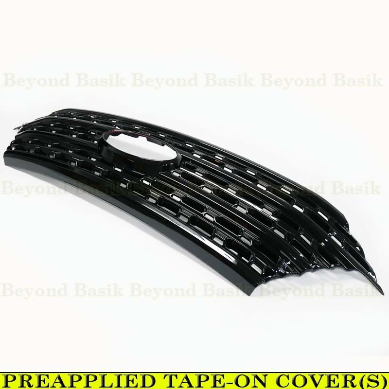 2020-2024 Ford Explorer XLT & BASE MODELS GLOSS BLACK Grille Grill COVER OVERLAY gallery