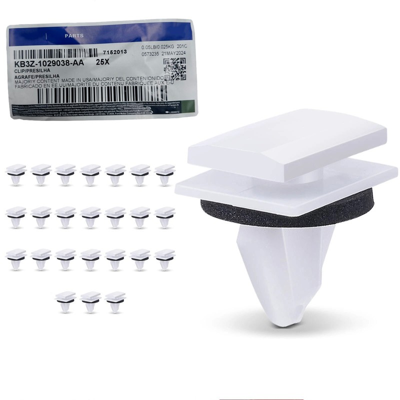 New 25x For Ford W715201-S300 Rocker Panel Moulding Clips Retainers With Sealer