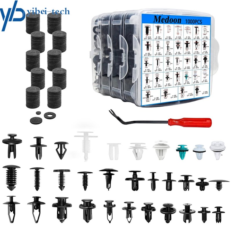 32 Most Popular Sizes 1101 PCS Car Door Panel Trim Clips Kit Car Retainer Clips gallery