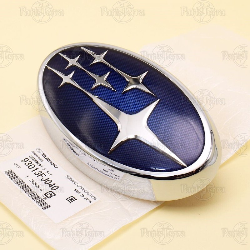 93013FJ040 New OEM SUBARU IMPREZA CROSSTREK Front Hood Ornament Emblem 2015-2016 gallery
