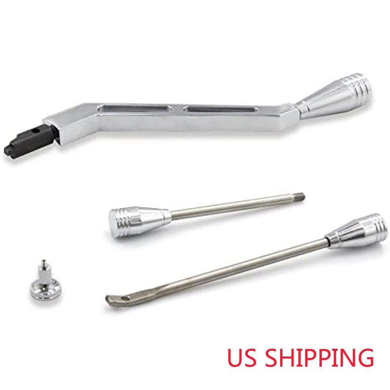 New Billet Aluminum GM Column Shifter Turn Signal Lever Hazard Tilt KIT Polished