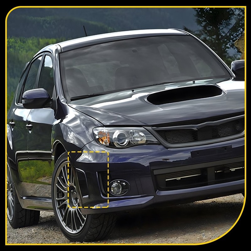 Black Side Bumper Air Vent Trim Cover LH+RH Fit 2008-14 Subaru Impreza WRX 2-20X gallery