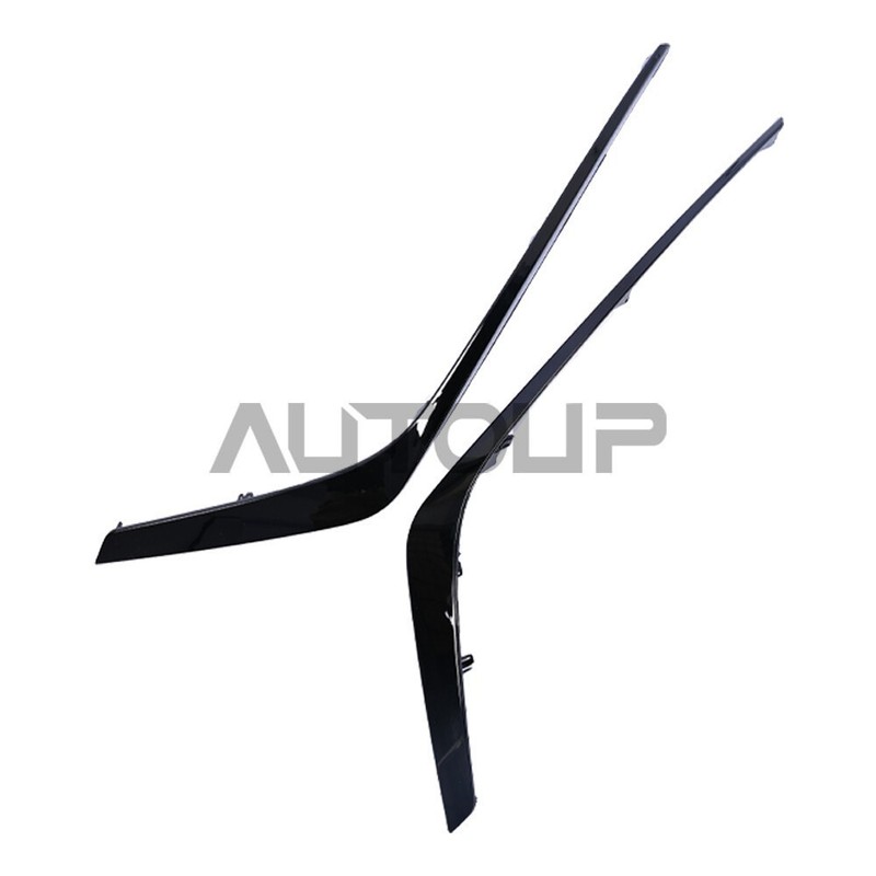 2PCS For Nissan Altima 2023-2024 LH＆RH Front Grille Molding Trims Gloss Black gallery
