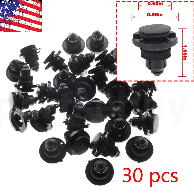 30 Rocker Moulding Clip Push Retainer 90914-0055 For Subaru Impreza Forester WRX