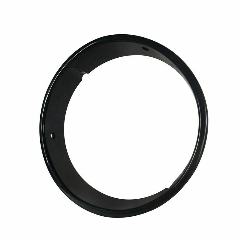 2Pcs Bezels Headlight Cover Ring ABS Gloss Black for Jeep Wrangler TJ 1997-2006 gallery