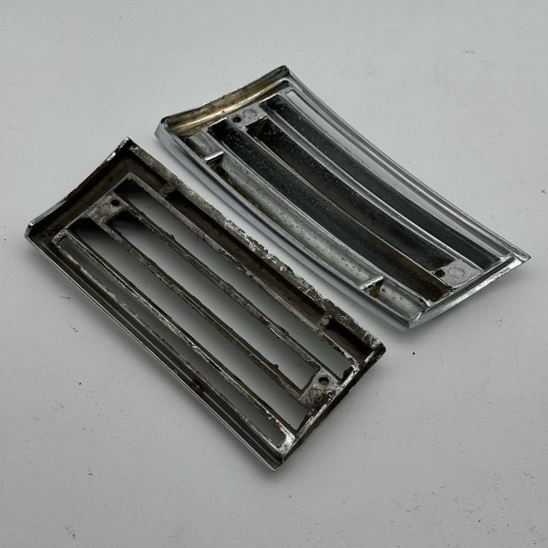 1966-1968 Porsche 911 912 Horn Grill Pair SWB Left & Right CHROME gallery
