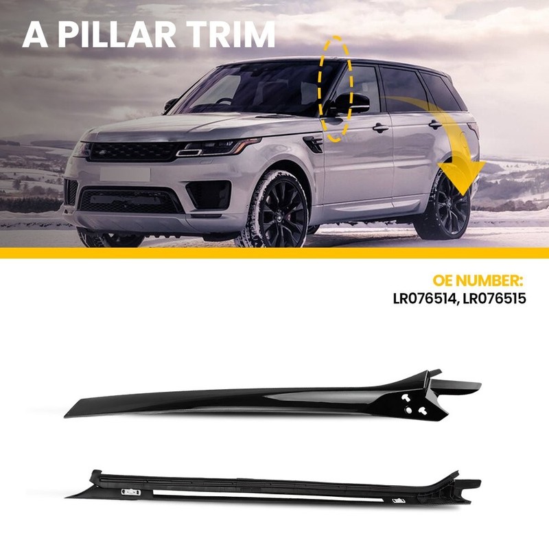 Front Left+Right A Pillar Molding Trim For Range Rover Sport 2014-2022 LR076514